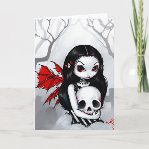 Tarjeta de felicitación "Un paseo por el cementeri