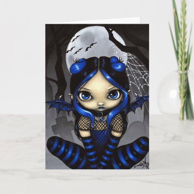 Tarjeta de felicitación "Un poco de batty" (Anverso)