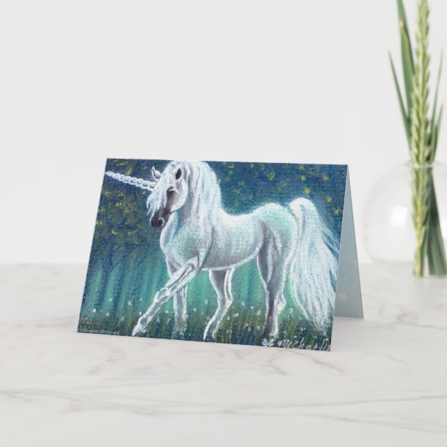 Tarjeta de felicitación Unicorn (Anverso)