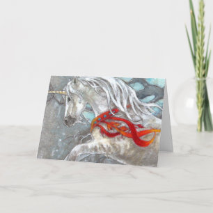 Tarjeta de felicitación - unicornio