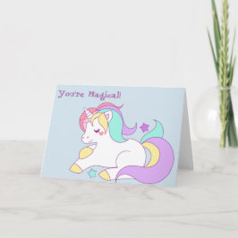 Tarjeta de felicitación - Unicornio