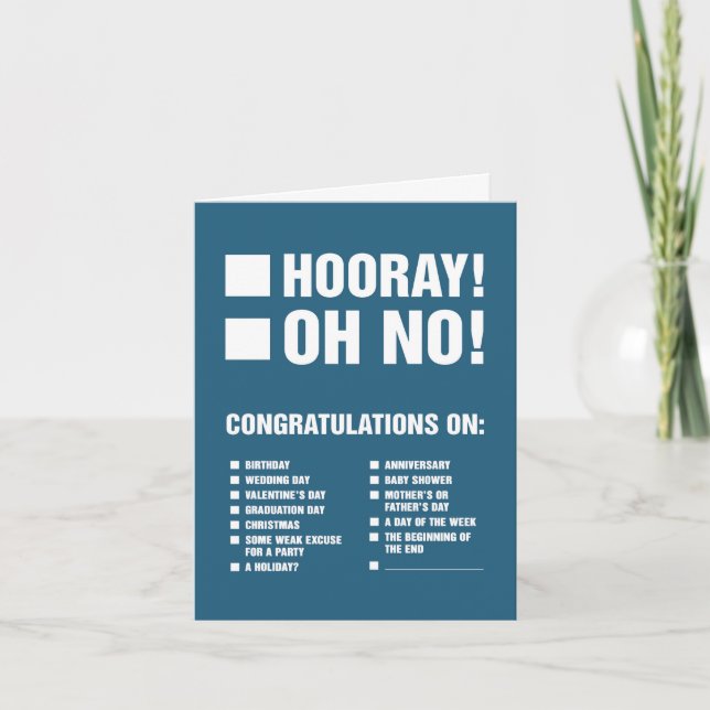 Tarjeta de felicitación universal (más zombis) (Anverso)