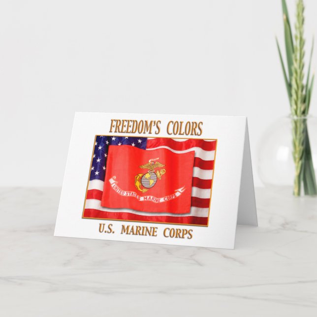 Tarjeta de felicitación USMC (Anverso)