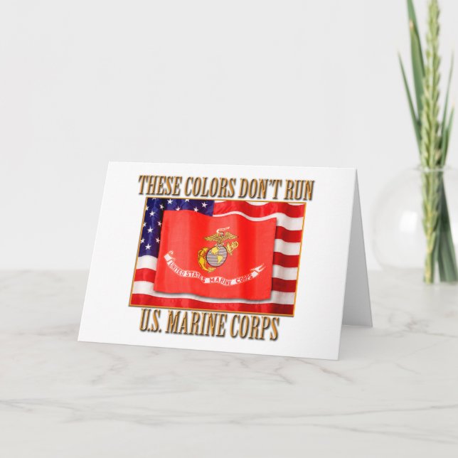 Tarjeta de felicitación USMC (Anverso)