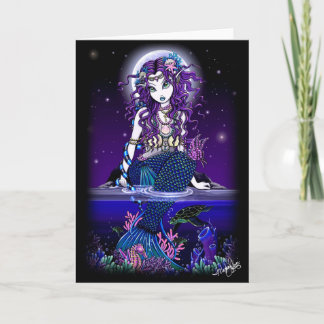 Tarjeta de felicitación "Uxia" para sirenas