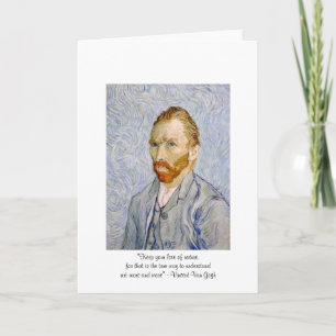 Tarjeta de felicitación Van Gogh "Amor por la natu