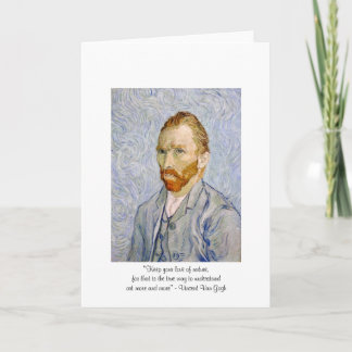 Tarjeta de felicitación Van Gogh "Love Of Nature"