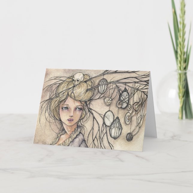 Tarjeta de felicitación Vanitas (Anverso)