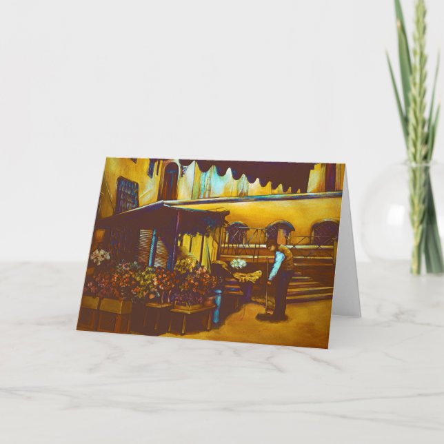 Tarjeta de felicitación Venetia Venditore (Anverso)