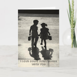 Tarjeta de felicitación verdadera del amor del