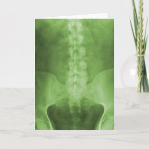Tarjeta de felicitación verde del arte de la