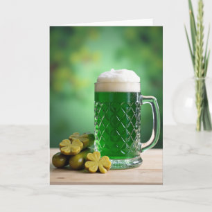 Tarjeta de Felicitación Verde Esmeralda