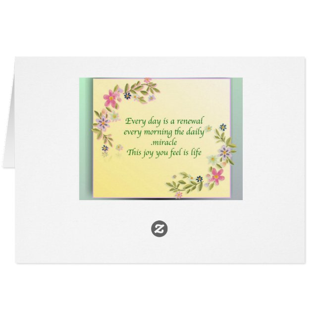 Tarjeta de felicitación vertical con temática de P (Reverso Horizontal)