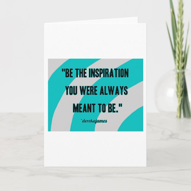 Tarjeta de felicitación vertical estándar de inspi (Anverso)