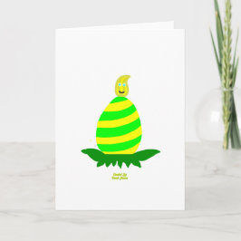 Tarjeta de felicitación vertical estándar de Pascu