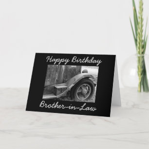 Tarjeta de felicitación vieja del cumpleaños del