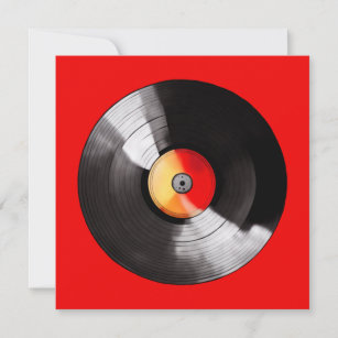Tarjeta de felicitación Vinyl Record