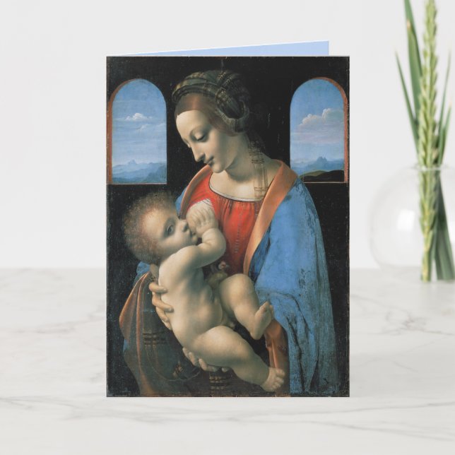 tarjeta de felicitación virgin mary (Anverso)