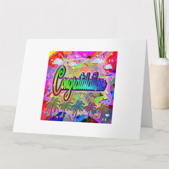 Tarjeta de felicitación ~ Vista Express (Anverso)