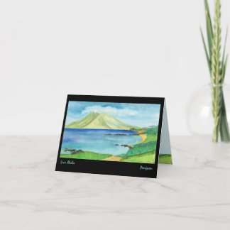 Tarjeta de felicitación viva de la hawaiana,