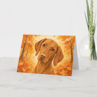 Tarjeta de Felicitación Vizsla