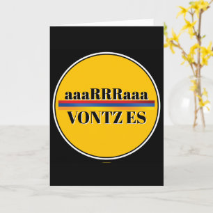 Tarjeta de felicitación Vontz Es