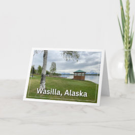 Tarjeta de felicitación Wasilla Alaska Blank