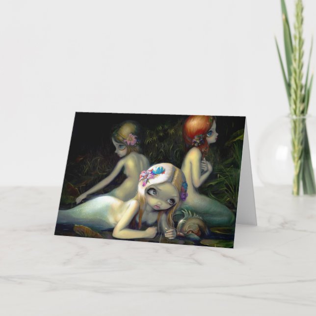 Tarjeta de felicitación "Water Elemental" (Anverso)