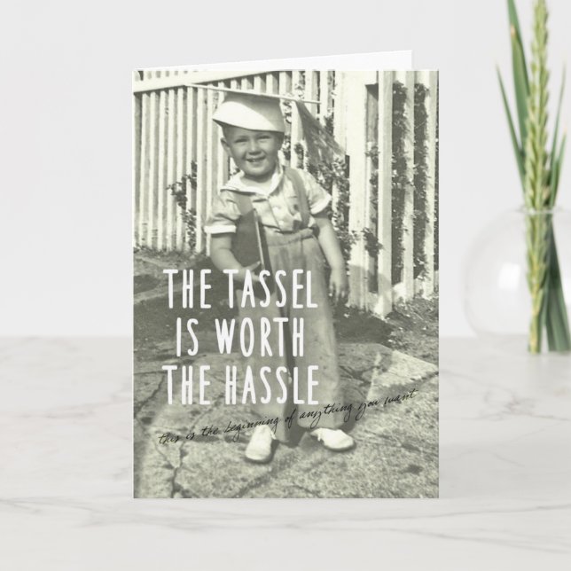 Tarjeta de felicitación WEE GRADUATE (Anverso)