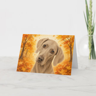 Tarjeta de felicitación Weimaraner