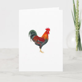 Tarjeta de felicitación WelSummer Rooster