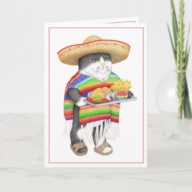 Tarjeta de felicitación WENDELITO Cinco de Mayo 5x (Anverso)
