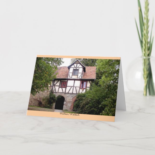 Tarjeta de felicitación: Wethen / Waldeck (Anverso)