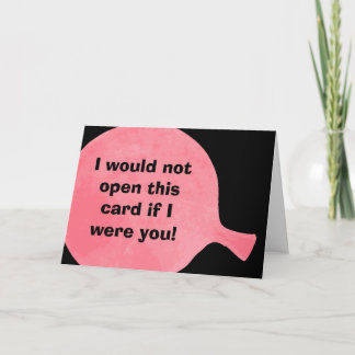 Tarjeta de felicitación Whoopee Cushion