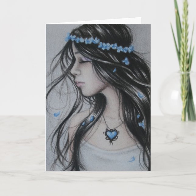 Tarjeta de felicitación Winter Heart (Anverso)