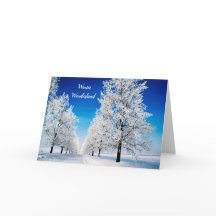 Tarjeta de felicitación Winter Wonderland