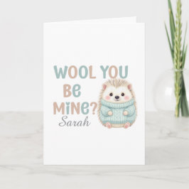 Tarjeta de Felicitación Wool You Be Mine