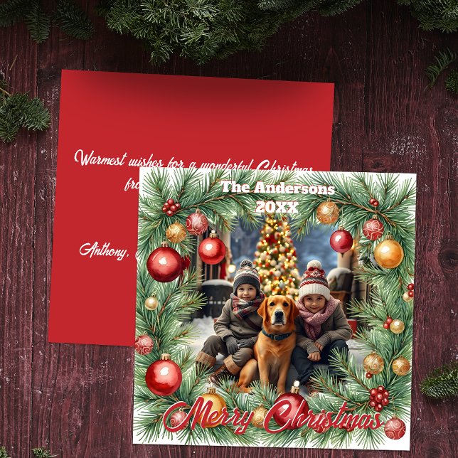 Tarjeta de felicitación Wreath Festividad Festivid (Subido por el creador)