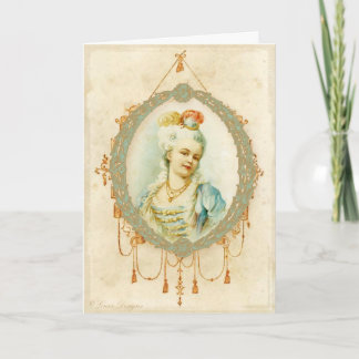 Tarjeta de felicitación Young Marie Antoinette