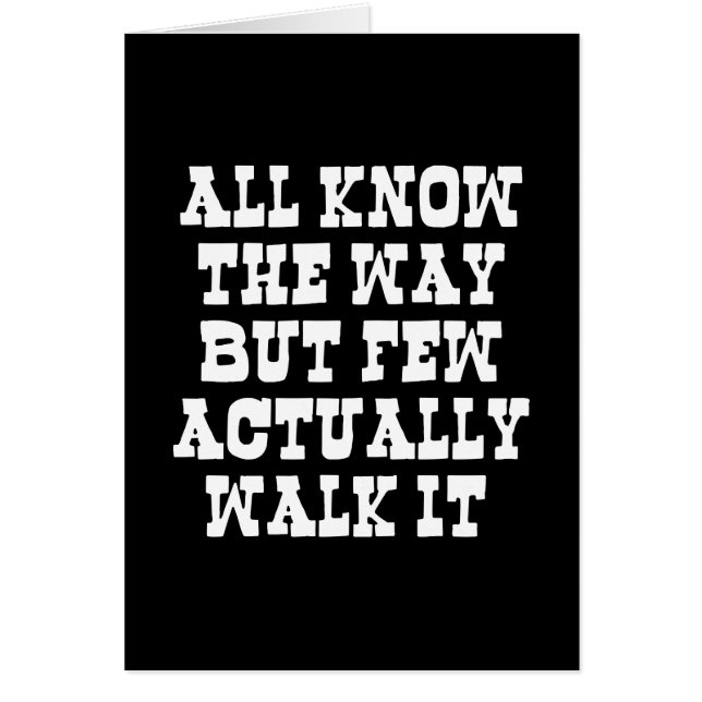 Tarjeta de felicitación Zen Buddhism Western Style (Frente)