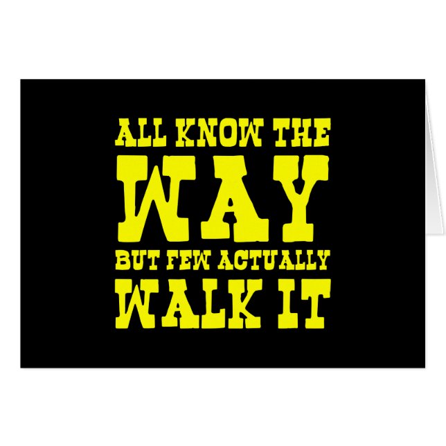 Tarjeta de felicitación Zen Buddhism Western Style (Anverso (Horizontal))