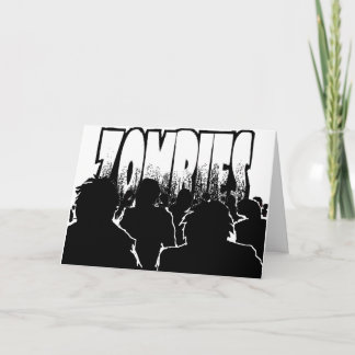 Tarjeta de felicitación Zombie