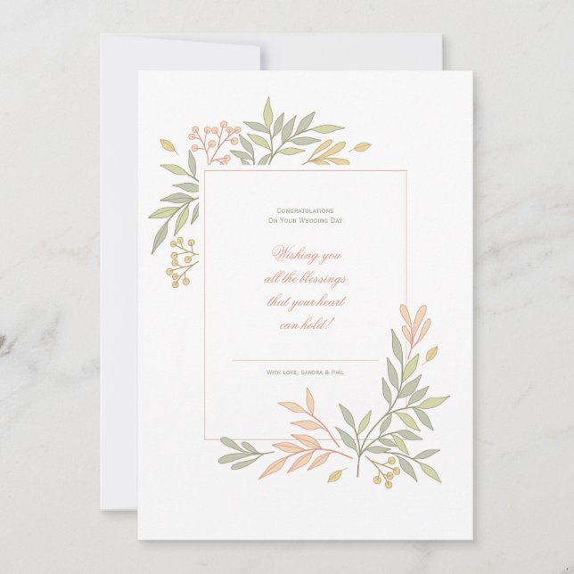 Tarjeta de felicitaciones (Anverso)