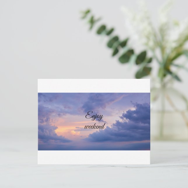 Tarjeta de felicitaciones (Anverso de pie)