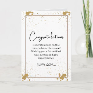 TARJETA DE FELICITACIONES