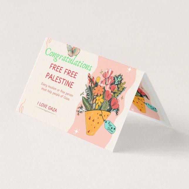 Tarjeta de felicitaciones (Anverso)