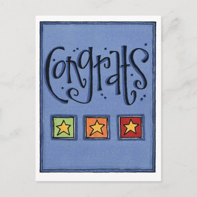 tarjeta de felicitaciones (Anverso)