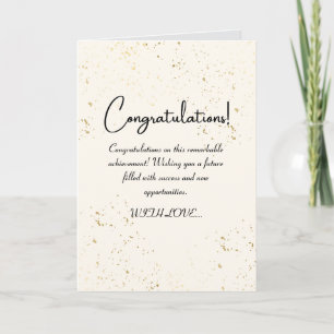 TARJETA DE FELICITACIONES