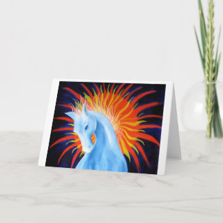 Tarjeta de felicitaciones a los caballos de Espíri