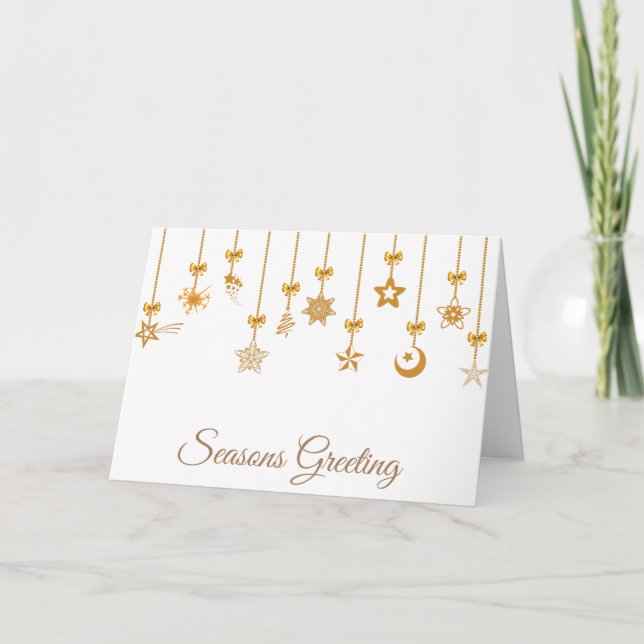 Tarjeta de felicitaciones a Navidades de la tempor (Anverso)